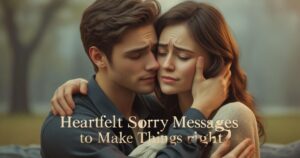 200+ Heartfelt Sorry Messages to Make Things Right