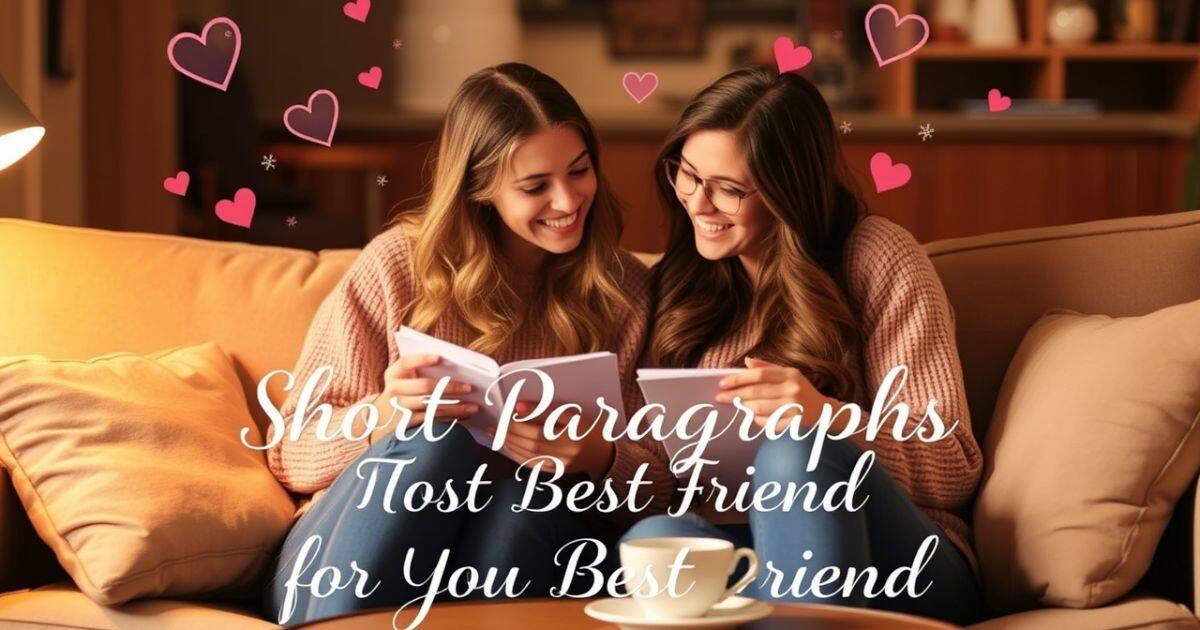 Short Paragraphs for Your Best Friend