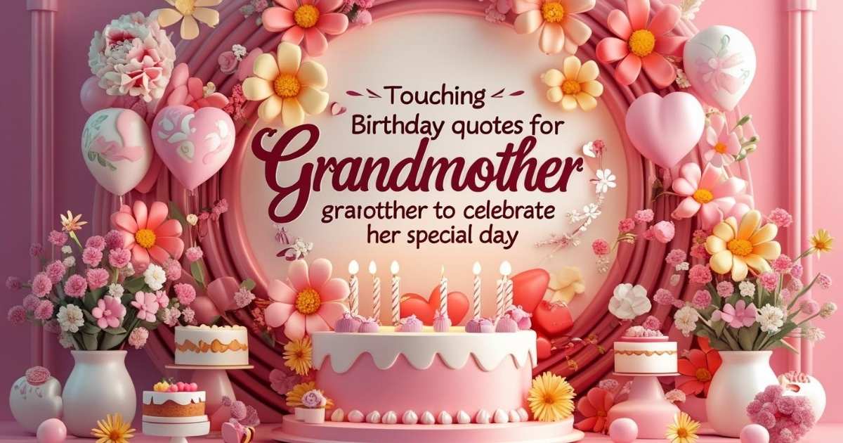 Touching Birthday Quotes for Grandmother to Celebrate Her Special Day