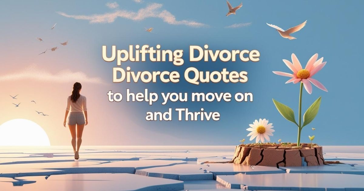 Uplifting Divorce Quotes to Help You Move On and Thrive