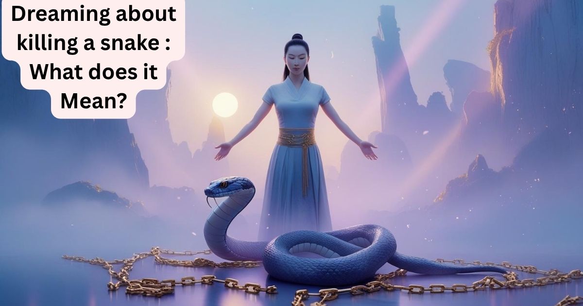 Dreaming about killing a snake : What does it Mean?