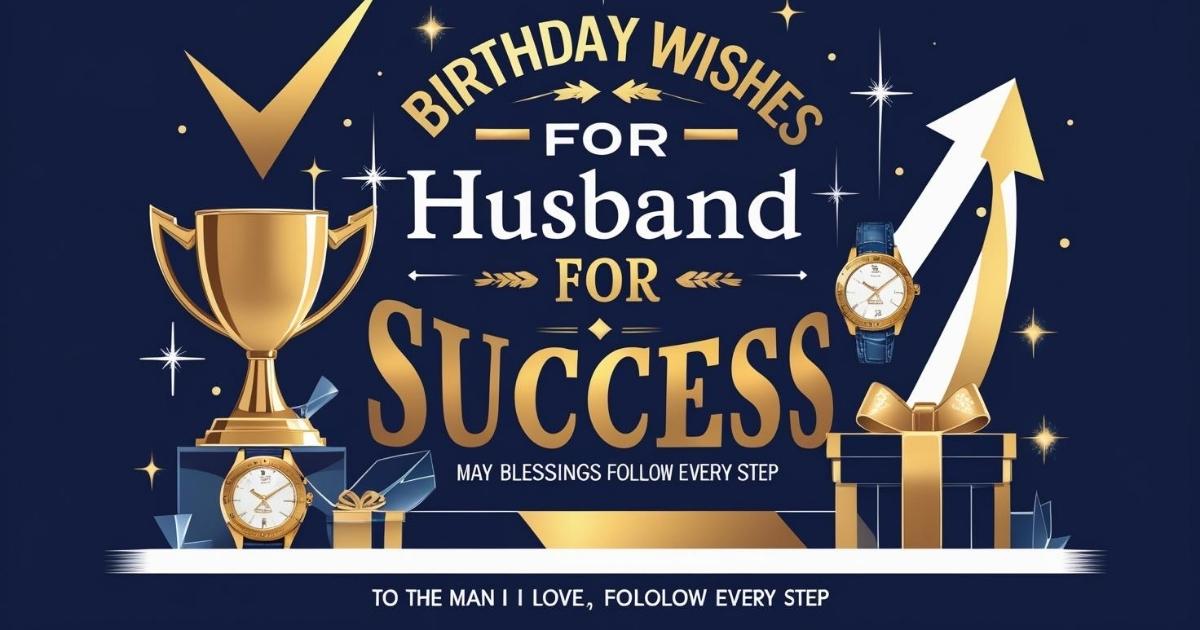 Birthday Wishes for Husband for Success