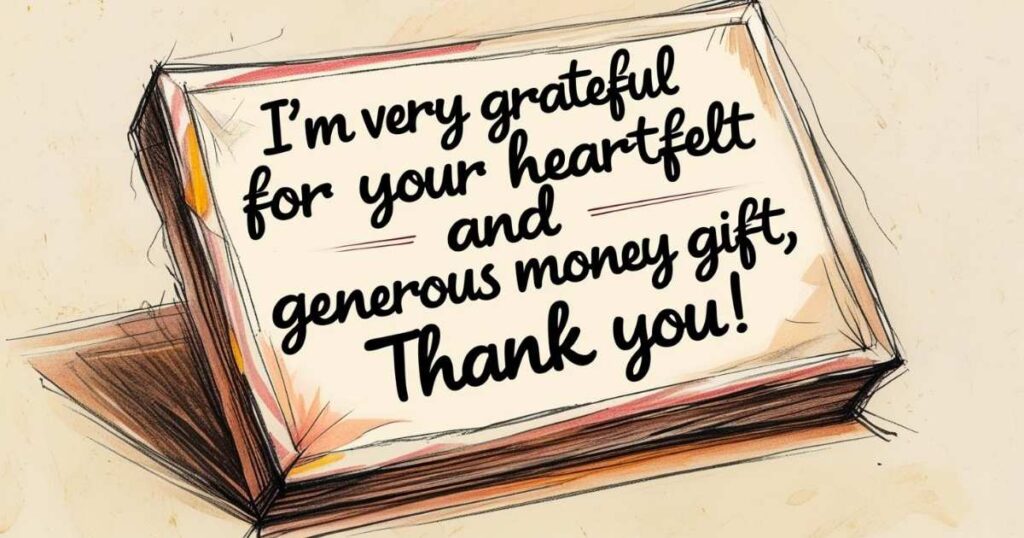 Heartfelt Ways to Say Thank You for a Money Gift