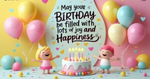 May Your Birthday Be Filled with Lots of Joy and Happiness” Quotes to Make Their Day Extra Special