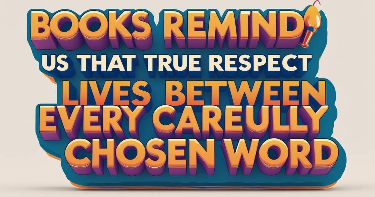 Respect Quotes From Books