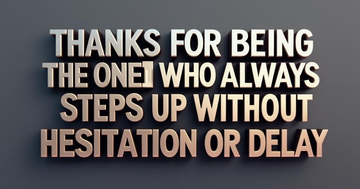 Sincere Thank-You Notes for Genuine Acts of Kindness