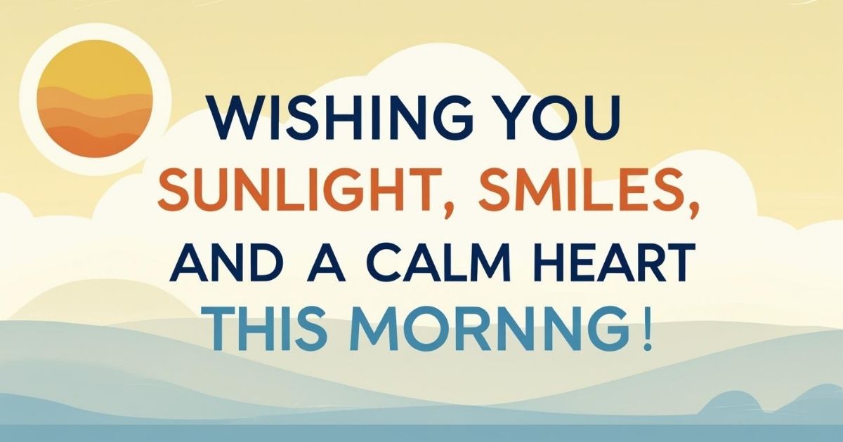 Sunday Morning Blessings