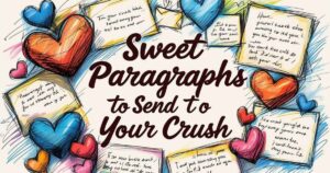 Sweet Paragraphs to Send to Your Crush