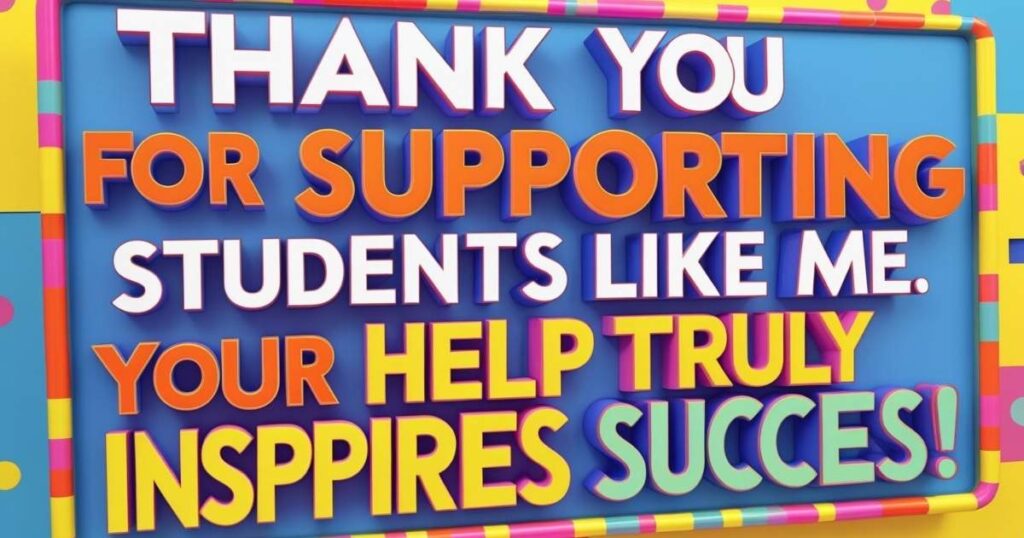 Thank You Messages for Scholarship Financial Support