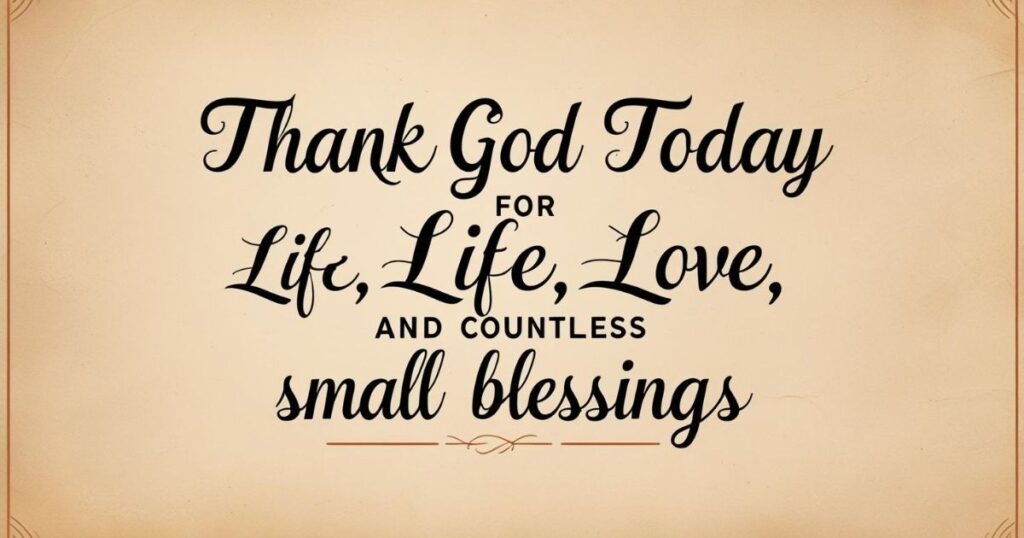 Thankful Saturday Blessings