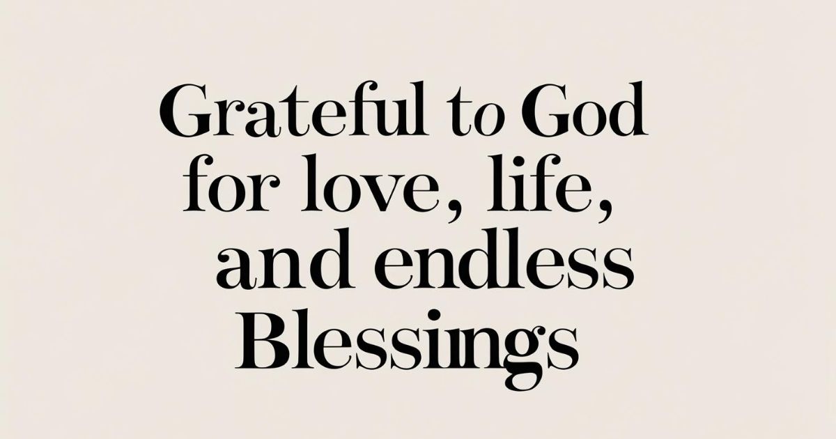 Thanking God Birthday Wishes for Myself