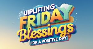 Uplifting Friday Blessings for a Positive Day