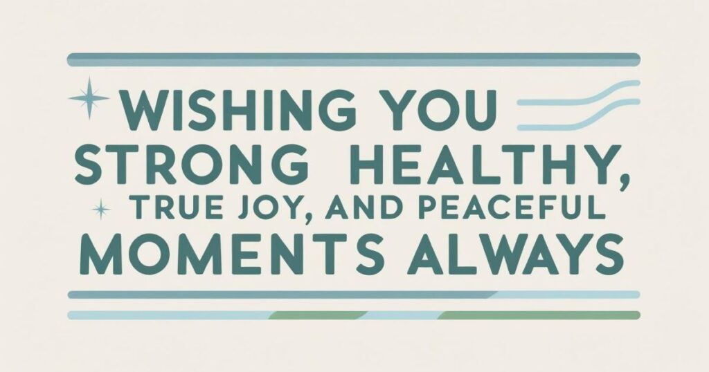 Wishes for Health and Happiness