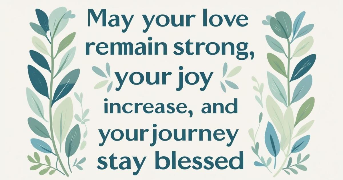 Blessings For Wedding Anniversary