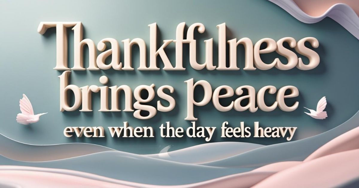 Good Night Quotes on Gratitude