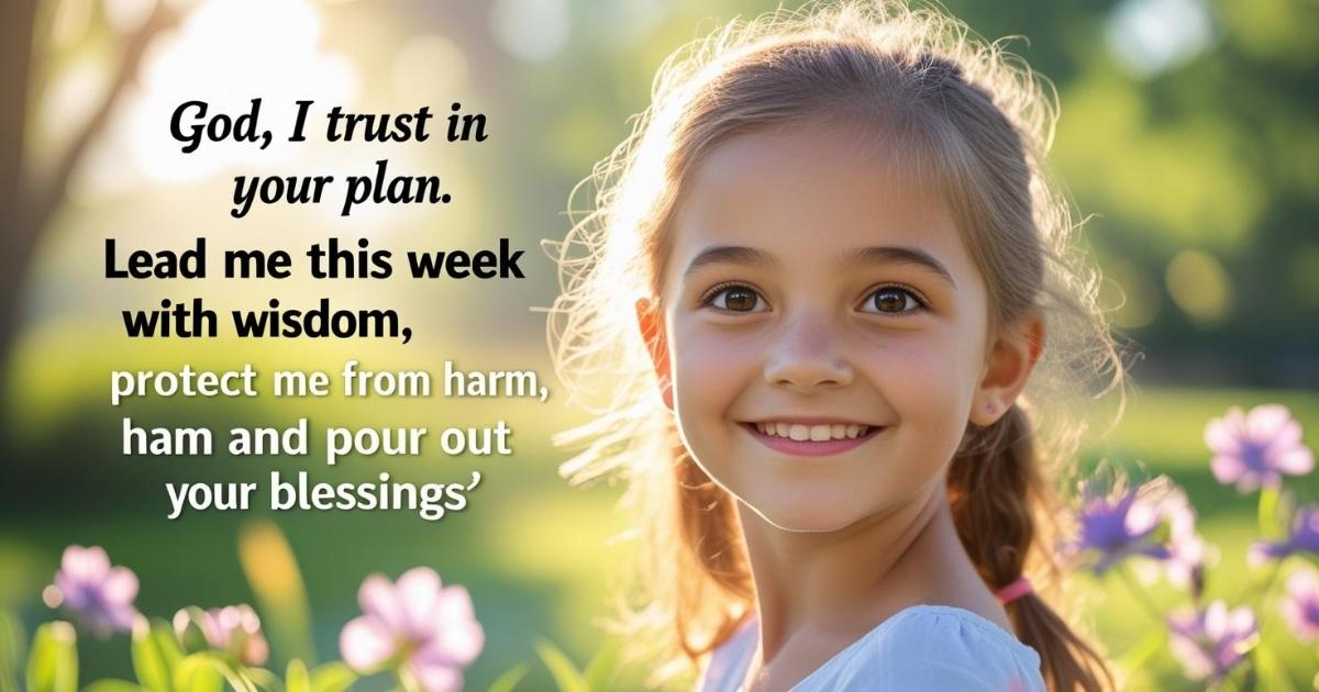Happy New Week Prayer Message