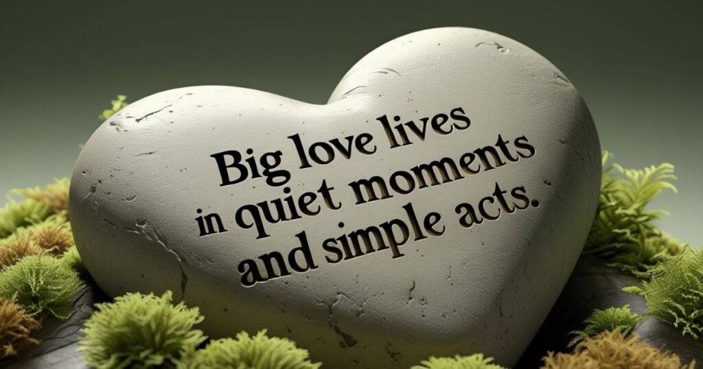 Simple Words About Big Love
