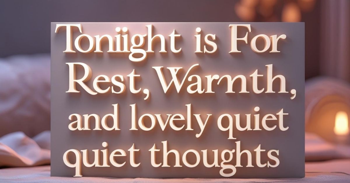 Sweet Goodnight Quotes
