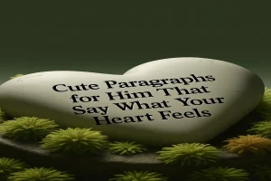 Cute Paragraphs for Him